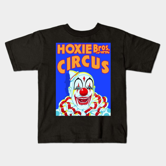 Hoxie Bros. Circus Kids T-Shirt by headrubble
